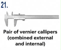 Vernier Callipers (Combined External and Internal)