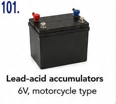 Lead-Acid Accumulators (6V Motorcycle Type)