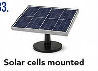 Solar Cells Mounted