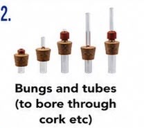 Bungs and Tubes (Bored Corks)