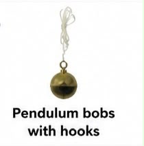 Pendulum Bobs with Hooks